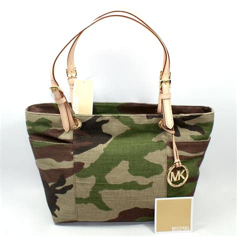 michael kors jet set camo purse|Michael Kors jet set pouch.